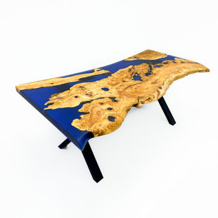 Blue Epoxy Dining Table