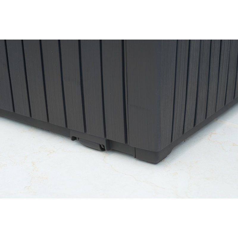 Boîte de rangement pour l'extérieur en résine durable 80 gallons Keter Springwood