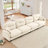 Primenest Azura Upholstered Convertible Sectional With Storage