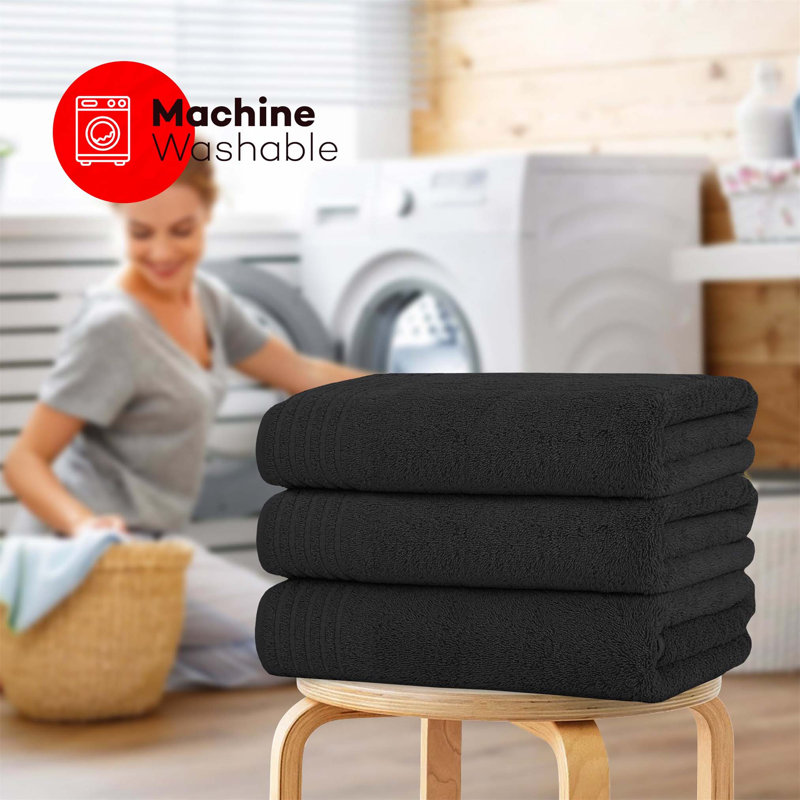 100% Cotton Bath Sheet, Black