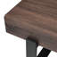 Banc à chaussures industriel de 150 cm et table de cuisine, lit moderne pour couloir, montage facile pour une utilisation intérieure, fabriqué en panneau épais avec cadre métallique robuste.
