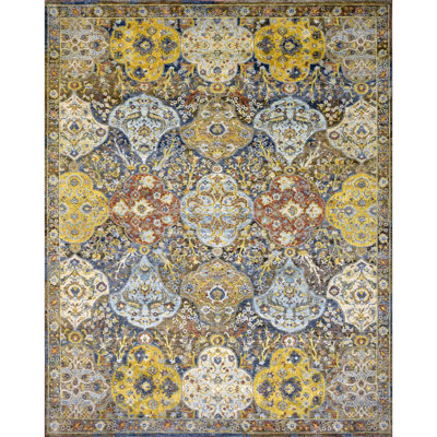 Wool Abstract Area Rug