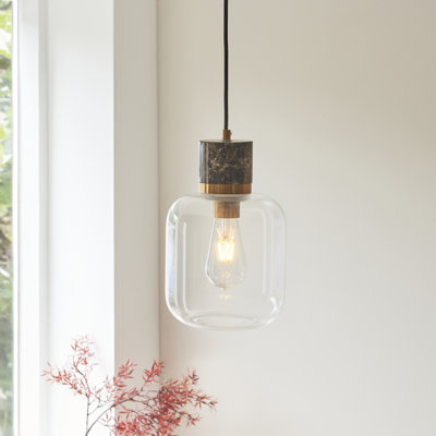 1 - Light Brass Pendant