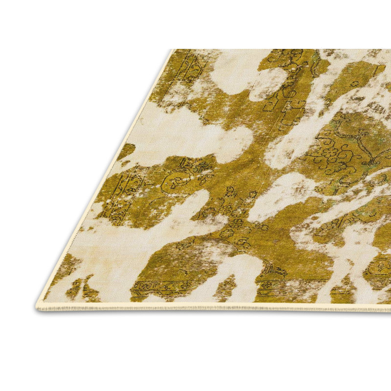 Tapis vert en laine Power Loom, Rectangle 8 pi x 12 pi