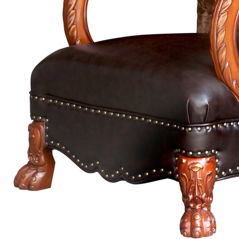 Chaise d'appoint capitonnée Adison