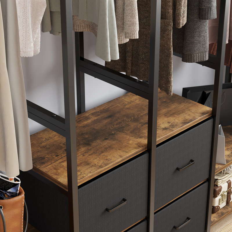 Hiro 78.74'' Clothing Rack