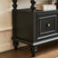 Buffet de rangement noir de style français rétro-1018007936