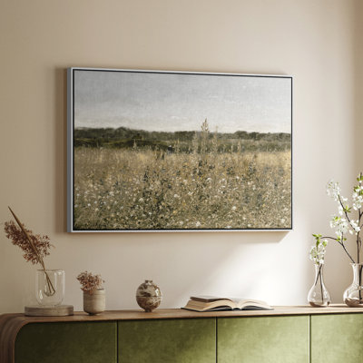 Paysage rétro - DCLXVII, toile tendue avec châssis encadré
