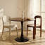 Table ronde, table de salle à manger moderne de 31,5 po, table de salle à manger, plateau en panneau de fibres à densité moyenne et base tulipe en acier, table de cuisine, table basse Mid-Century pour le salon, table de salle à manger ovale-1872374865