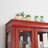 Lighted Glass Curio Display Cabinet-1462297583