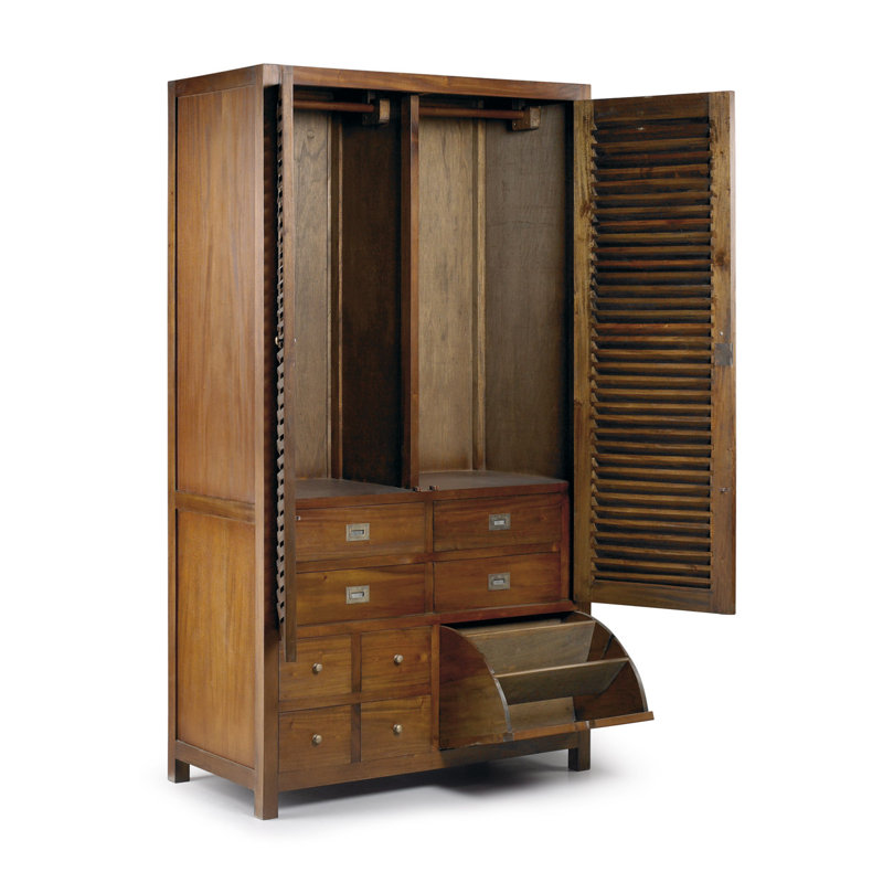 Flamingo Marco Polo 4+4 Drawers 2 Doors Wardrobe + Shoes Rack