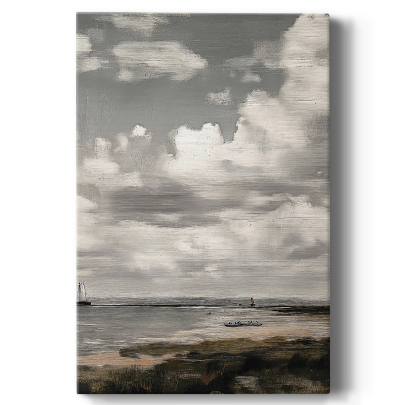 Toile tendue avec châssis paysage XLVII - prête à être accrochée, H 27 po x l 18 po