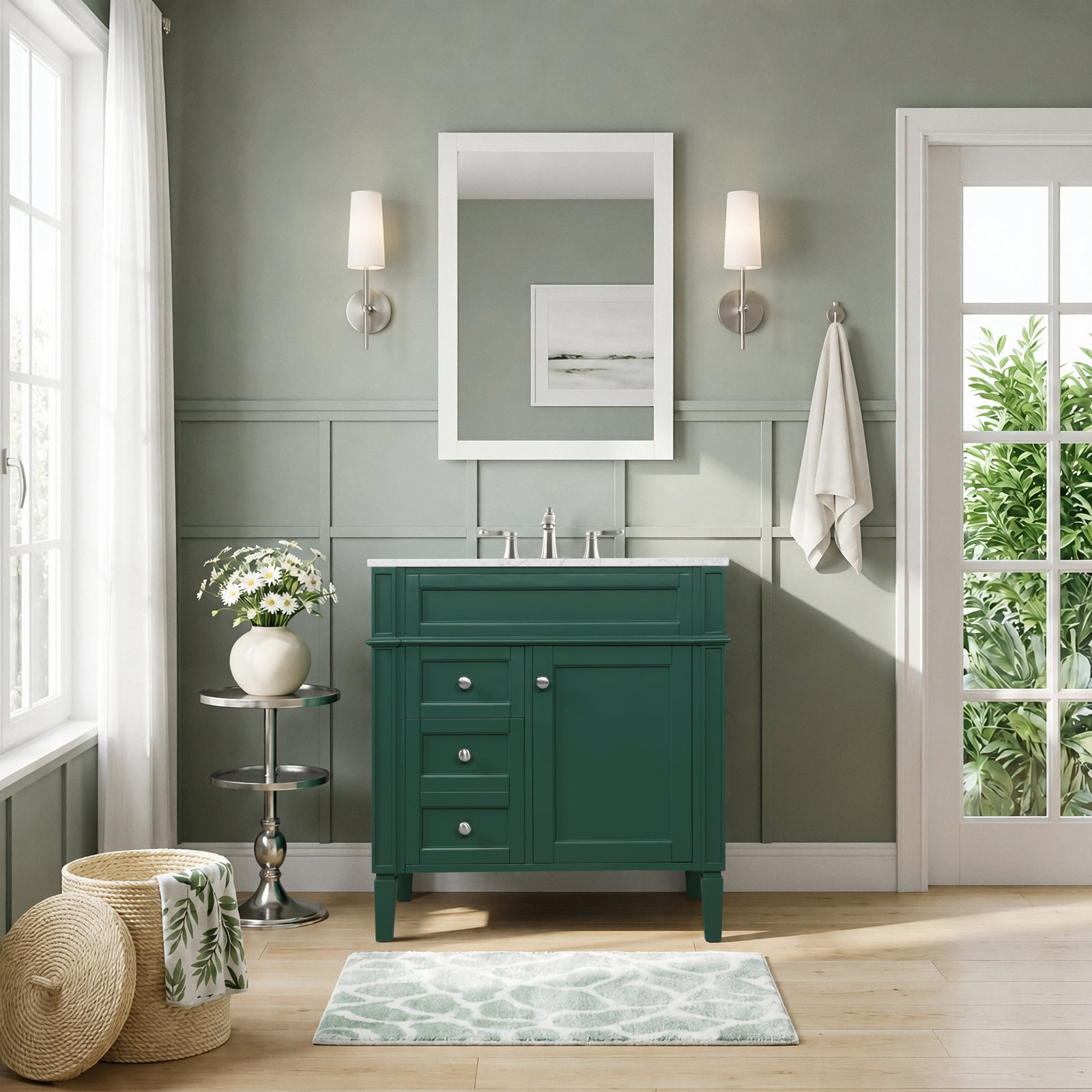 Rivers 32'' Single Bathroom Vanity, Black