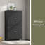 Armoire de rangement pour salle de bain, armoire avec deux portes et tiroirs-1004533876