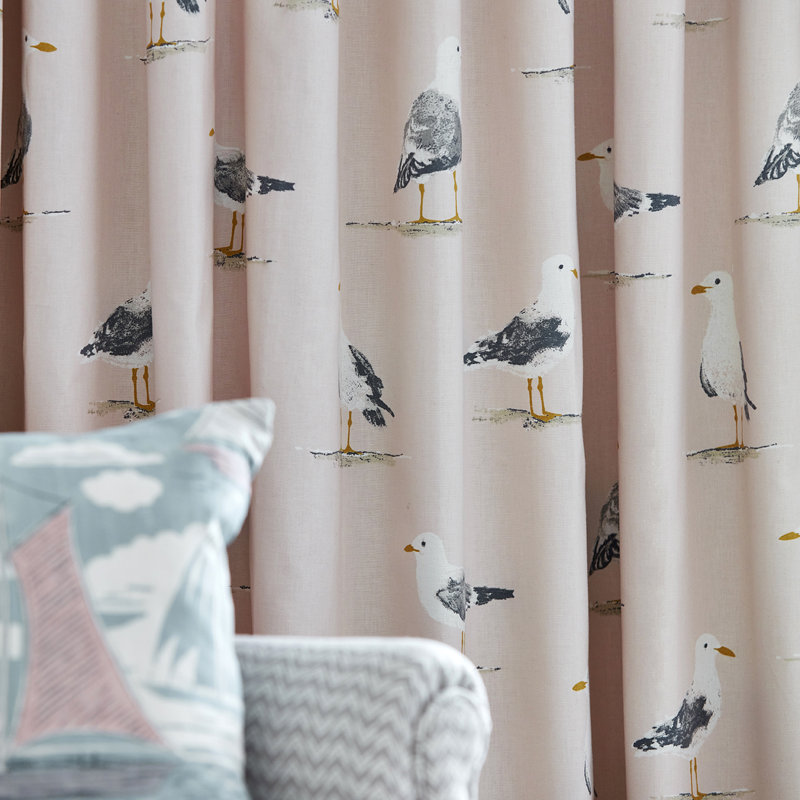 Shore Birds Fabric, Driftwood