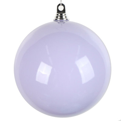 8" High-Gloss Ball Ornament. Includes 2 ornaments per bag.