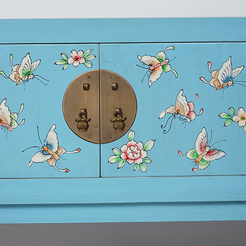 Console bleu clair