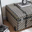 Coffre Texture Brand - noir et or