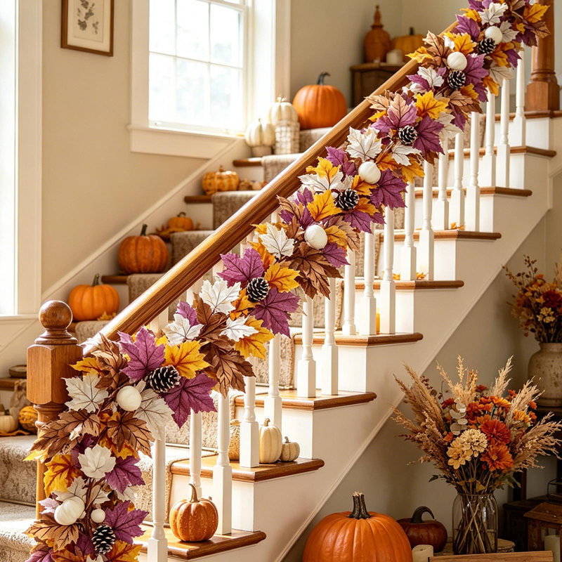 Feuilles d'érable d'Halloween