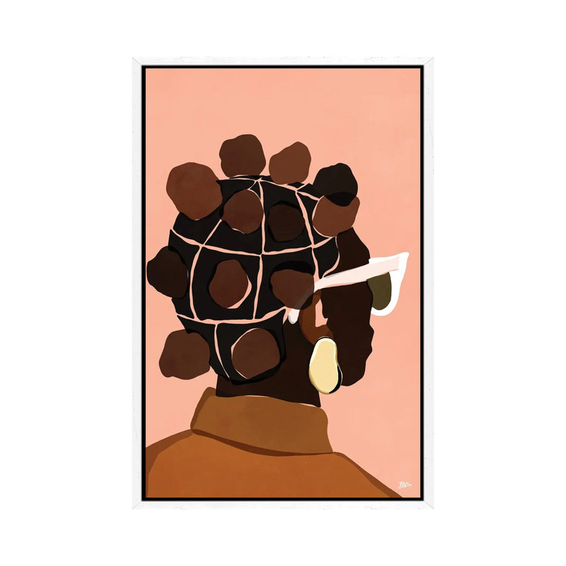 Ebony by Bria Nicole - Print on Canvas, White Framed Canvas, 101.6 cm H x 66.04 cm W