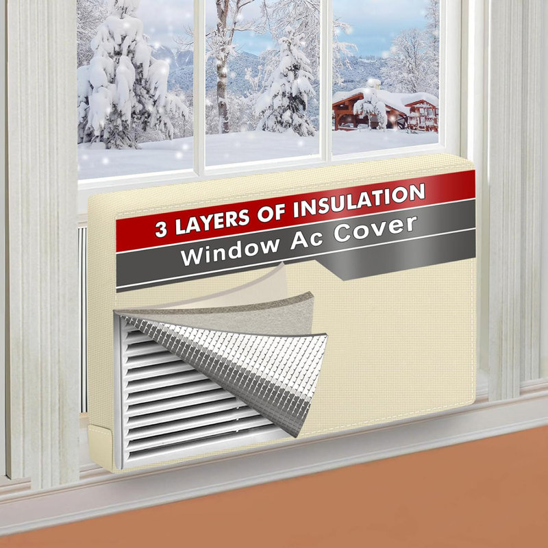 Air Conditioner Covers for Inside 21"W x 15"H x 3.5"D