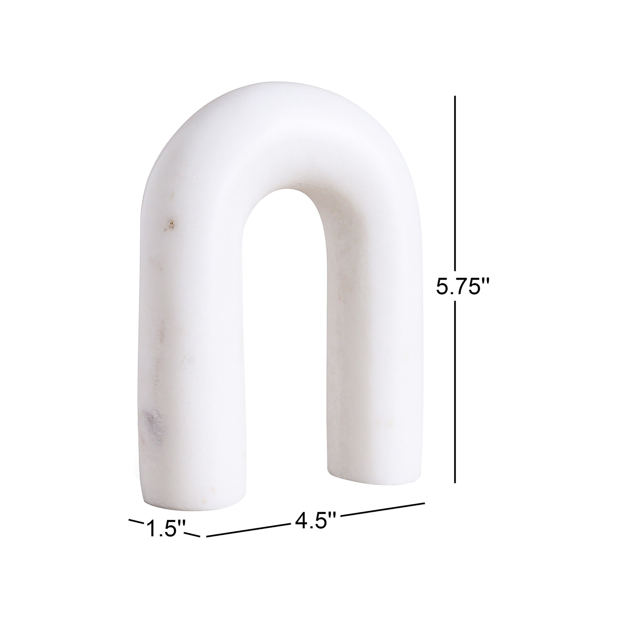 Marble Arch Figurine, 5.75" H x 4.5" W x 1.5" D