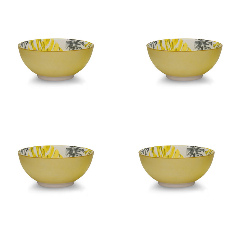 Bol botanique 10 cm, ensemble de 4