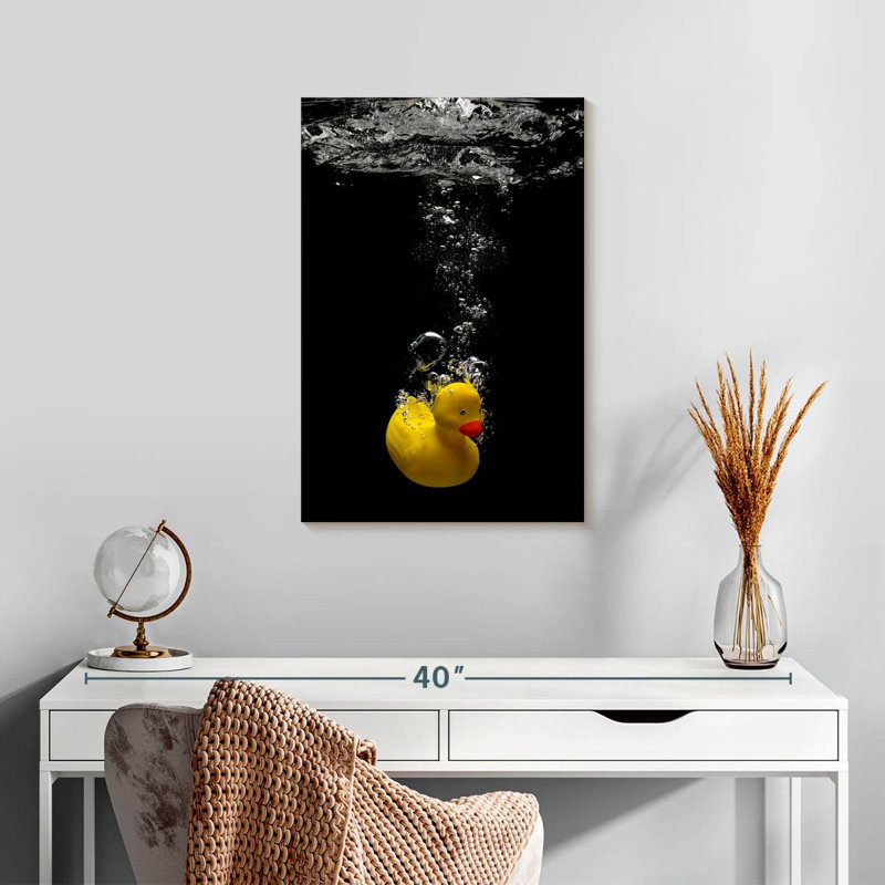 Aletra Underwater Rubber Duck, 24" H x 16" W