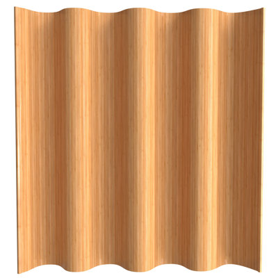 Rolling Bamboo Room Divider