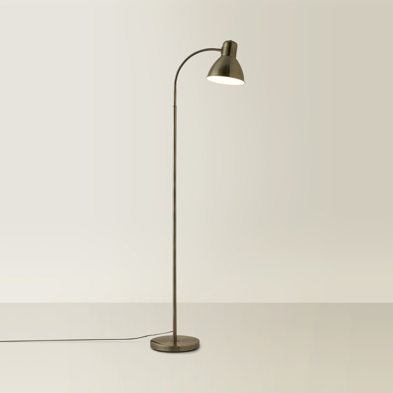 Netherby 156cm Floor Lamp, Not Included, Antique Brass