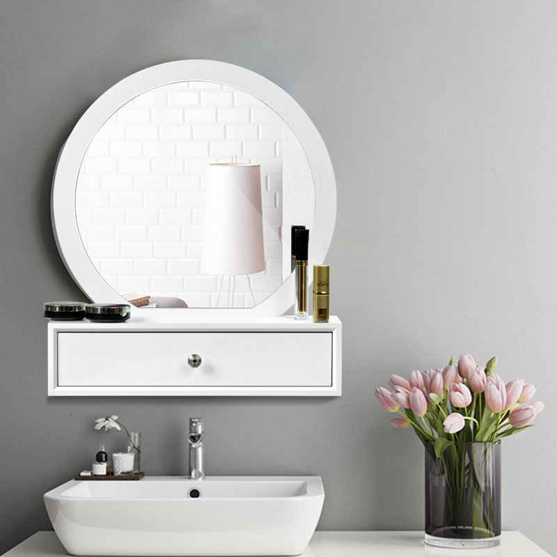 Aquarius Mirror with Shelves