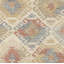 Tapis tissé à la main en laine / coton Elan tissé à la main en ivoire / gris Elan-20944629