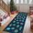2x6ft Washable Christmas Ball Print Accent Rug w/ Non-Slip Backing,Stain-Resistant Low Pile Xmas Holiday Carpet-358660613