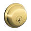 Schlage Bright Brass Zinc Single Cylinder Deadbolt-97891338