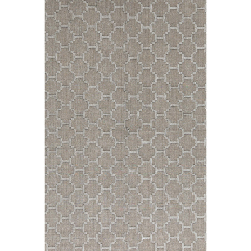 Tapis brun de haute qualité noué à la main