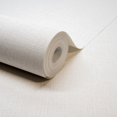 Little Dreamers Collection Textile Plain Wallpaper Roll