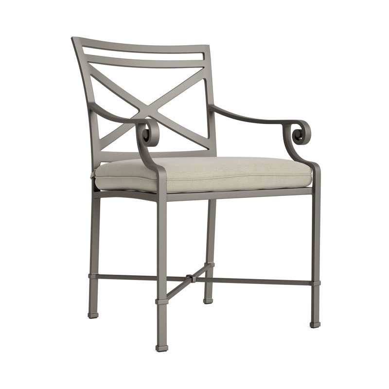 Venetian Outdoor Lounge Chair, Fusion Clay, Mica