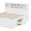 Très grand lit avec tête de lit à rangement multiple, port USB et tiroirs-660323951