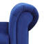 Banc de rangement rembourré bleu Sherpa-784437295