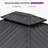 Purple Leaf Hardtop Gazebo Outdoor Double Roof Gazebo White Aluminum Frame Pavilion With Curtain And Netting For Patio, Garden And Backyard, Grey-118689213