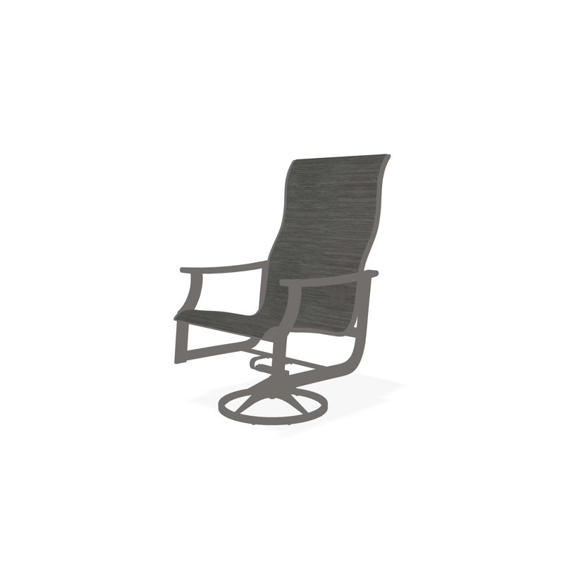 St. Catherine Polymer Outdoor Lounge Chair, Warm Gray, Deacon