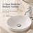 Stainless Steel Bathroom Sink Pop-Up Drain Without Overflow-138218446