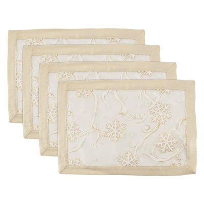 Ensemble de napperons 4 pièces