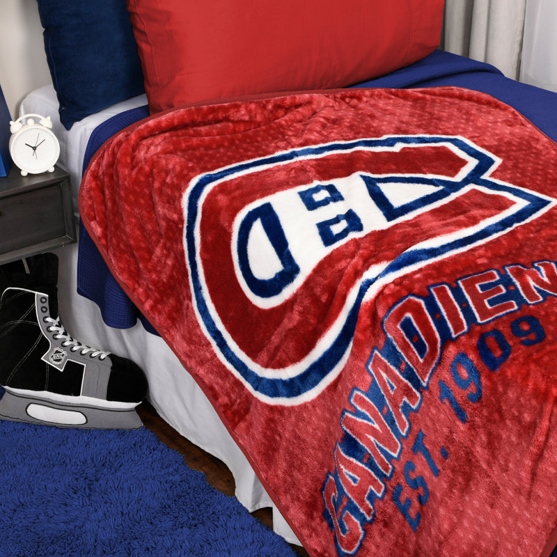 Jeté en polyester NHL Montreal Canadiens