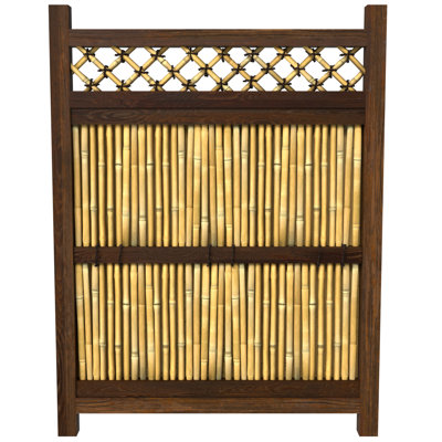 Japanese Zen Garden Fence Panel