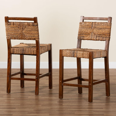 Ensemble de tabouret de comptoir 2 pièces Bellange Bali & Pari Cordoba