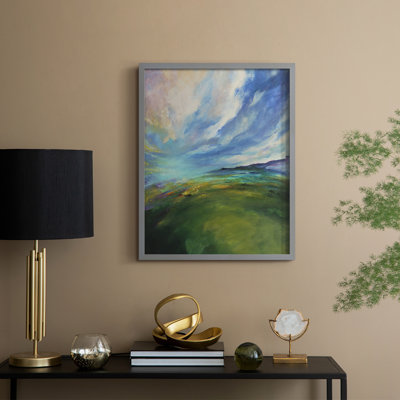 Earth's Magic II, reproduction encadrée - bois massif