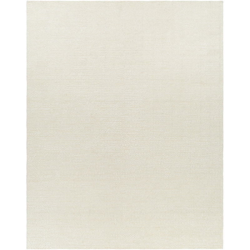 Hand Knotted Wool Area Rug, Rectangle 5' x 7'6"