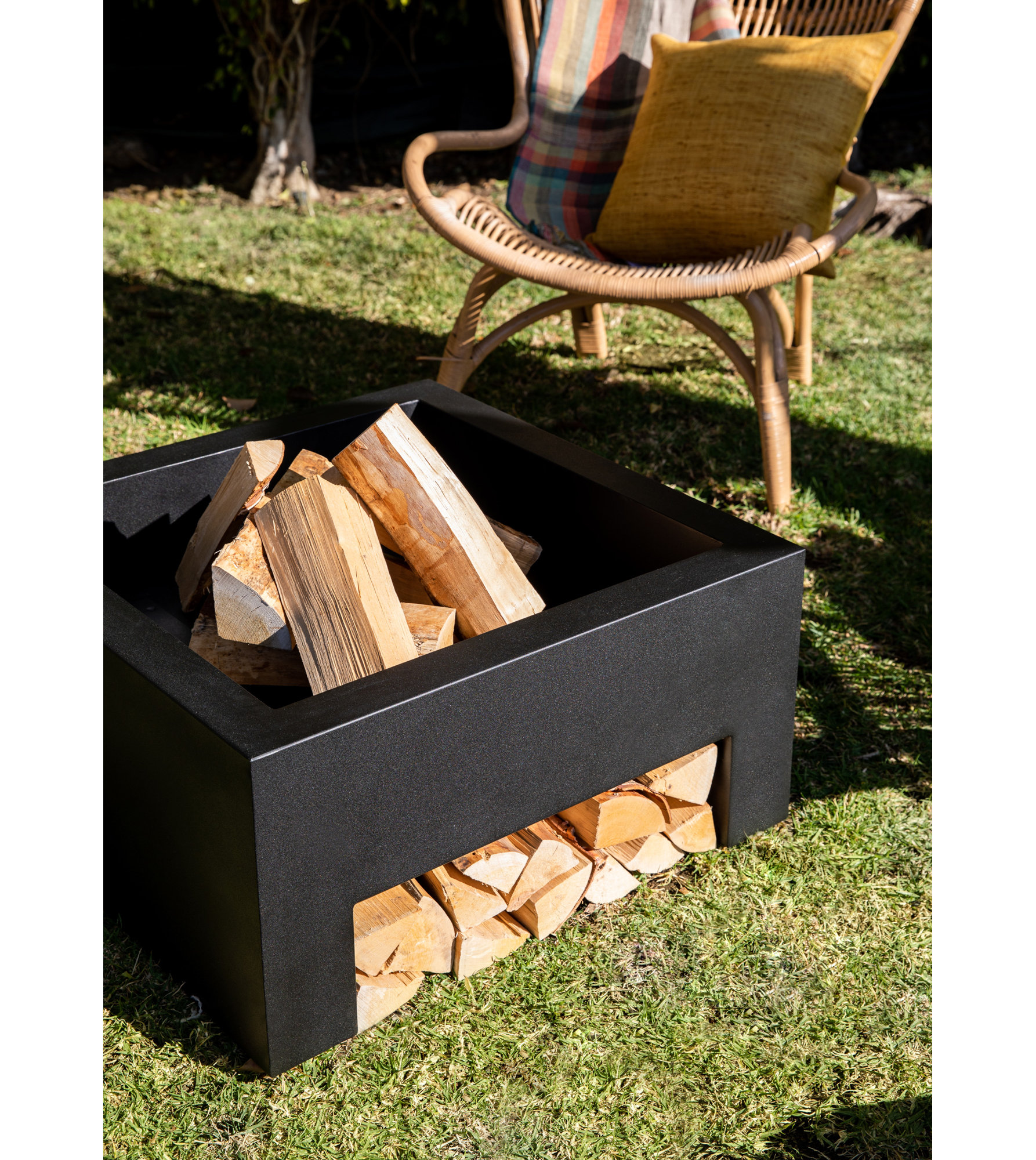 Outdoor Square Fire Pit