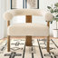 Bledian 31" W Bouclé Solid Wood Tripod Accent Chair